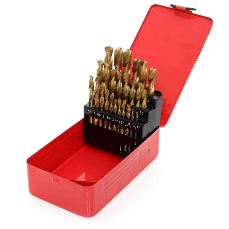 Набор сверл титановых по металлу Kraft&Dele KD10344 29 шт.