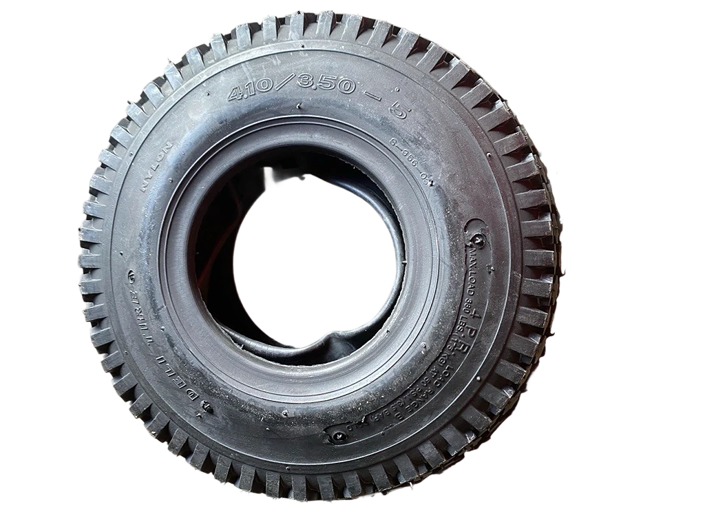 Шина з камерою 4.10/3.50-5 4PR Deli Tire посилена для пневматичних коліс візків та тачок (3087496975)