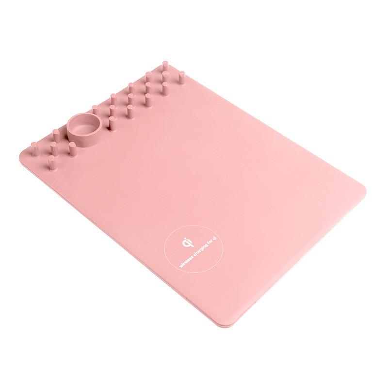 Коврик для мыши SUNROZ Char гer Mouse Pad с беспроводной зарядкой QI и органайзером Розовый (SUN4908) Коврик для мыши SUNROZ Char гer Mouse Pad с беспроводной зарядкой QI и органайзером Розовый (SUN4908)