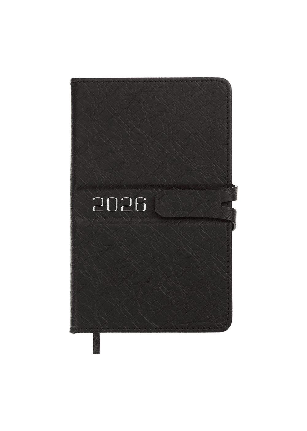 Ежедневник Buromax 2026 BELLE А6 датированный Черный (BM.2577-01)