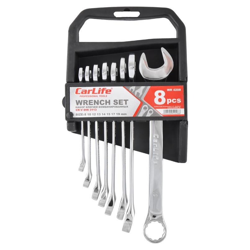 Набор ключей Carlife CR-V, 8-19мм, 8шт