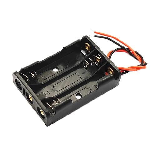 Бокс для 3 батарей AAA 4.5 V з кришкою для живлення Arduino (1543)