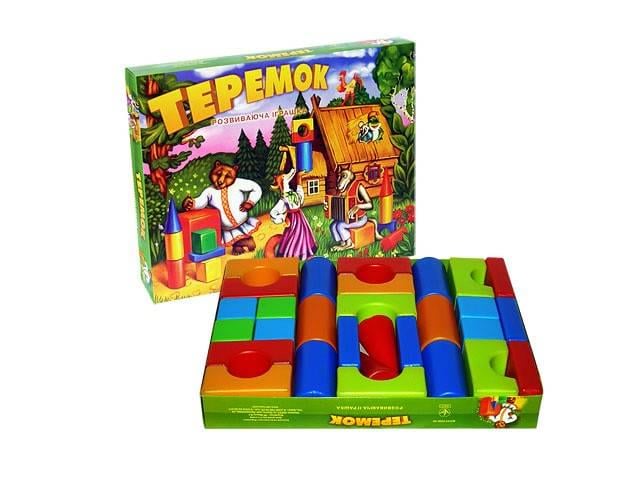 Конструктор-кубики MToys 08082 Теремок большой 31 дет.