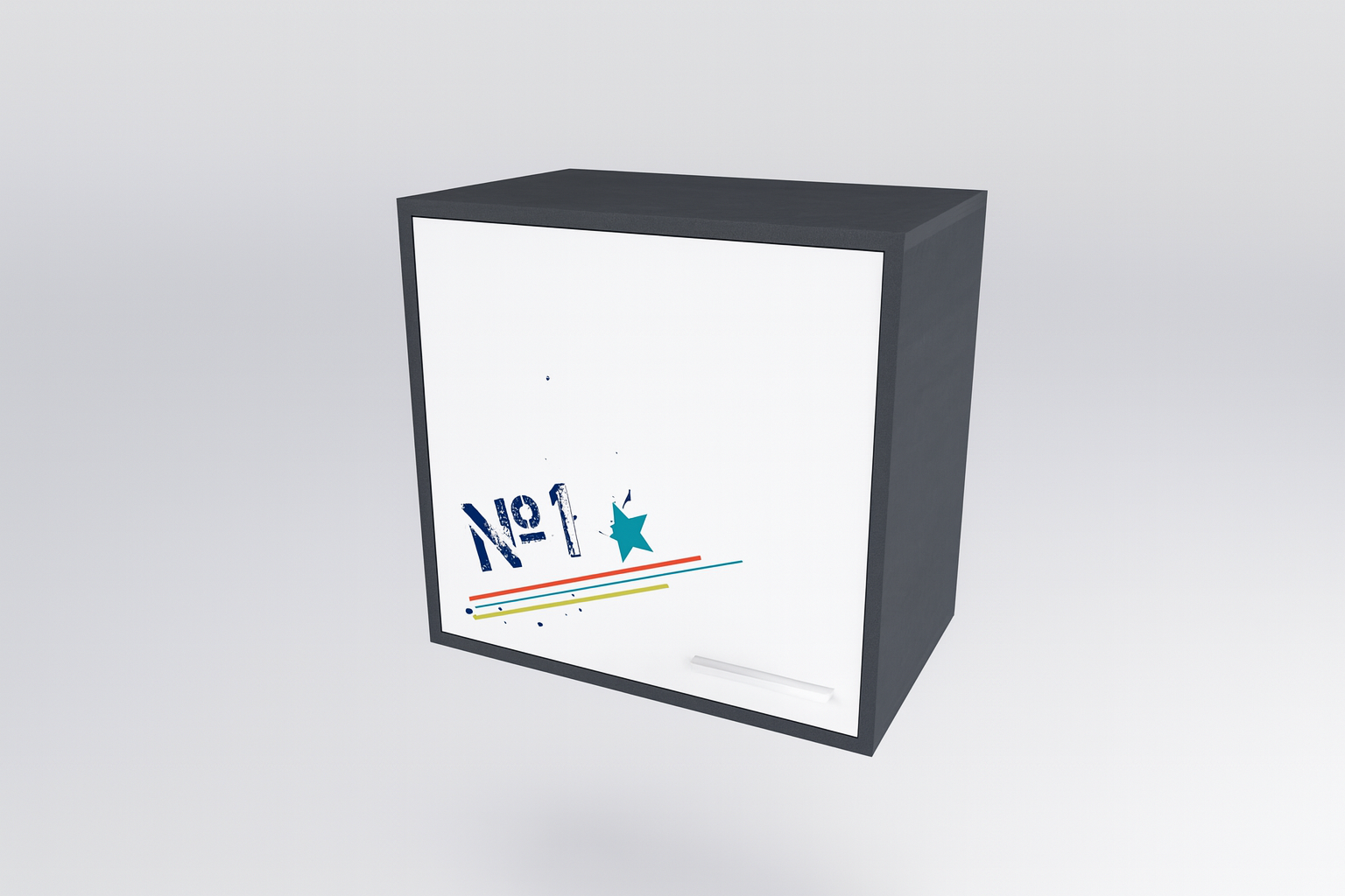 Полка центральная с дверкою серия Urban К-2 элит 600х600х366 (76016)