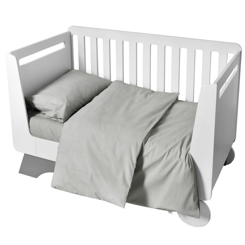 Комплект постельного белья детский PAPAELLA с вышивкой Серый (26078)