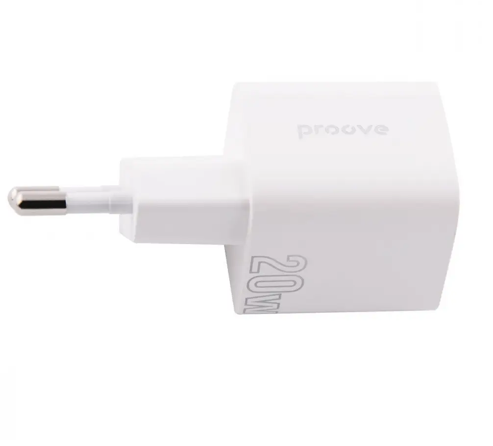 Зарядное устройство Proove Silicone Power 20 Вт White (13407302) - фото 3