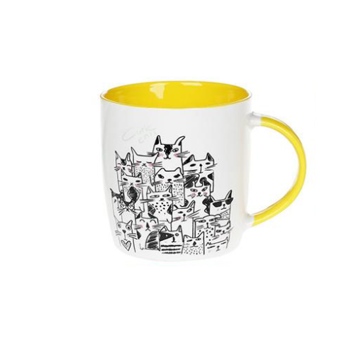 Чашка порцелянова Cutie Cats 390 мл