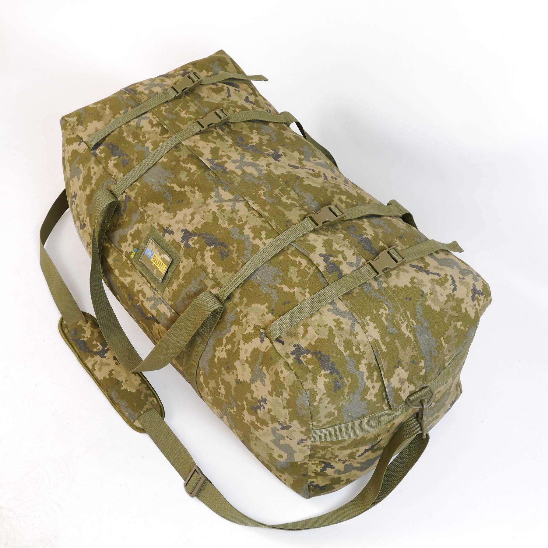 Сумка военная Kiborg BAG водоотталкивающая 130 л Пиксель B