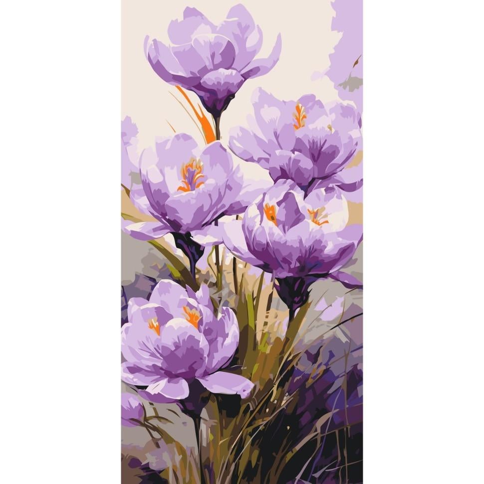 Картина по номерам ART CRAFT Крокусы 40х80 см (13096-AC)
