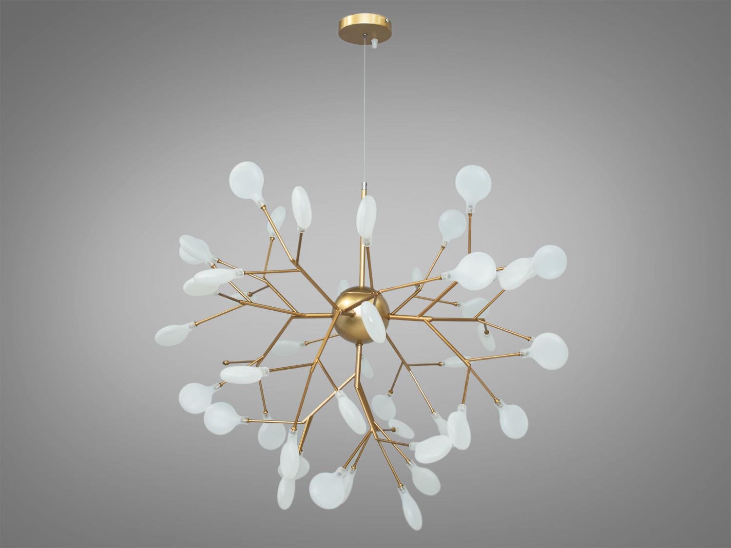 Люстра Светлячок 45 ламп Золотой (HXD8048/45GD)