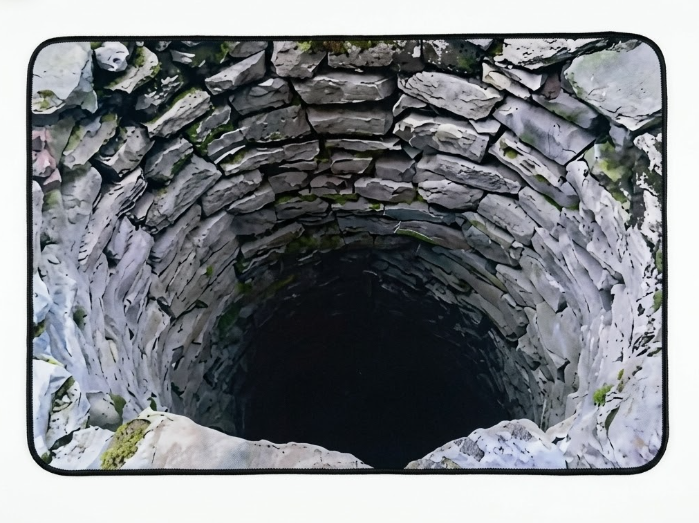 Килимок підлоговий із 3D-принтом Провалля 90x60 см (3087427285)