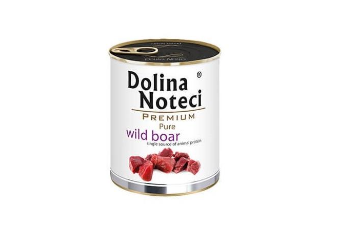 Корм влажный гипоаллергенный для собак Dolina Noteci Premium Pure с мясом дикого кабана 400 г (1719308434)