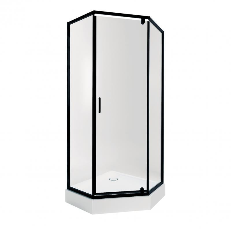 Душова кабіна Qtap Scorpio BLA10995-AC6 Clear 2120x900x900 мм з піддоном Diamond 309912 90x90x12 см та сифоном (18066374)