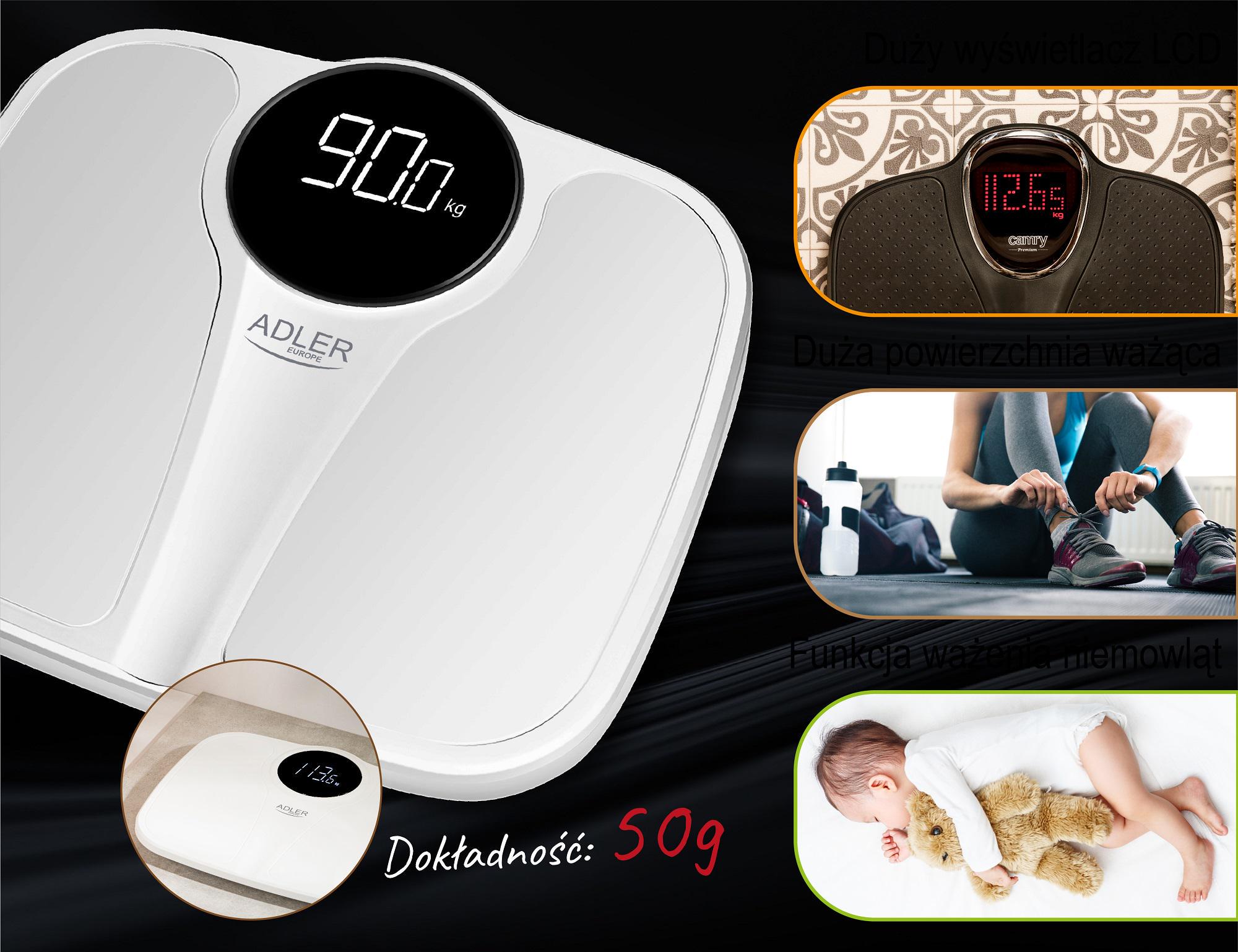 Весы напольные Camry CR 8171w 180 кг с функцией взвешивания младенцев - фото 8 Весы напольные Camry CR 8171w 180 кг с функцией взвешивания младенцев - фото 8