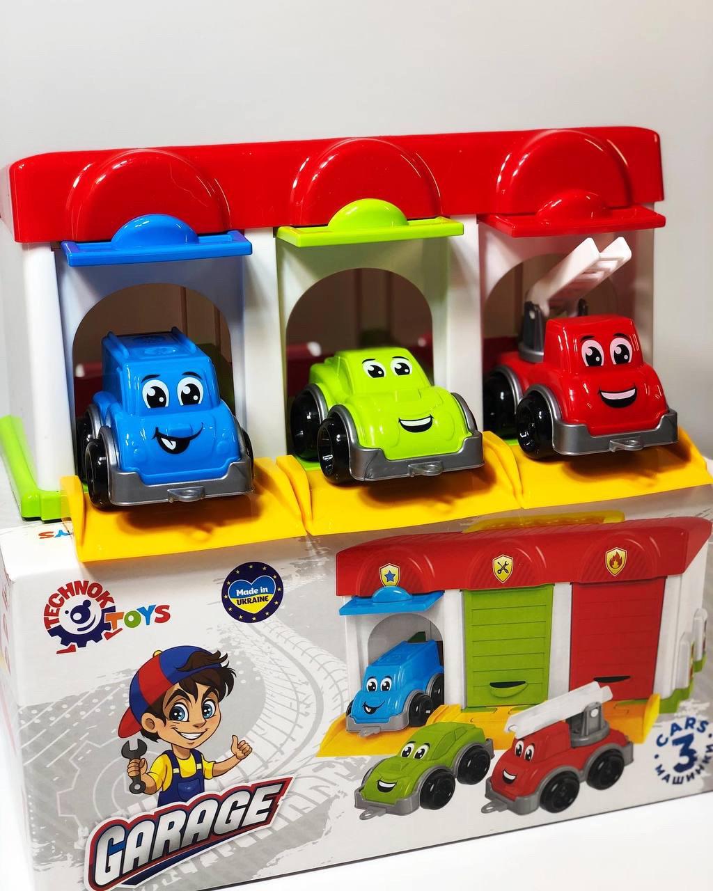Гараж Technok Toys 8416 6 3 машинки Гараж Technok Toys 8416 6 3 машинки