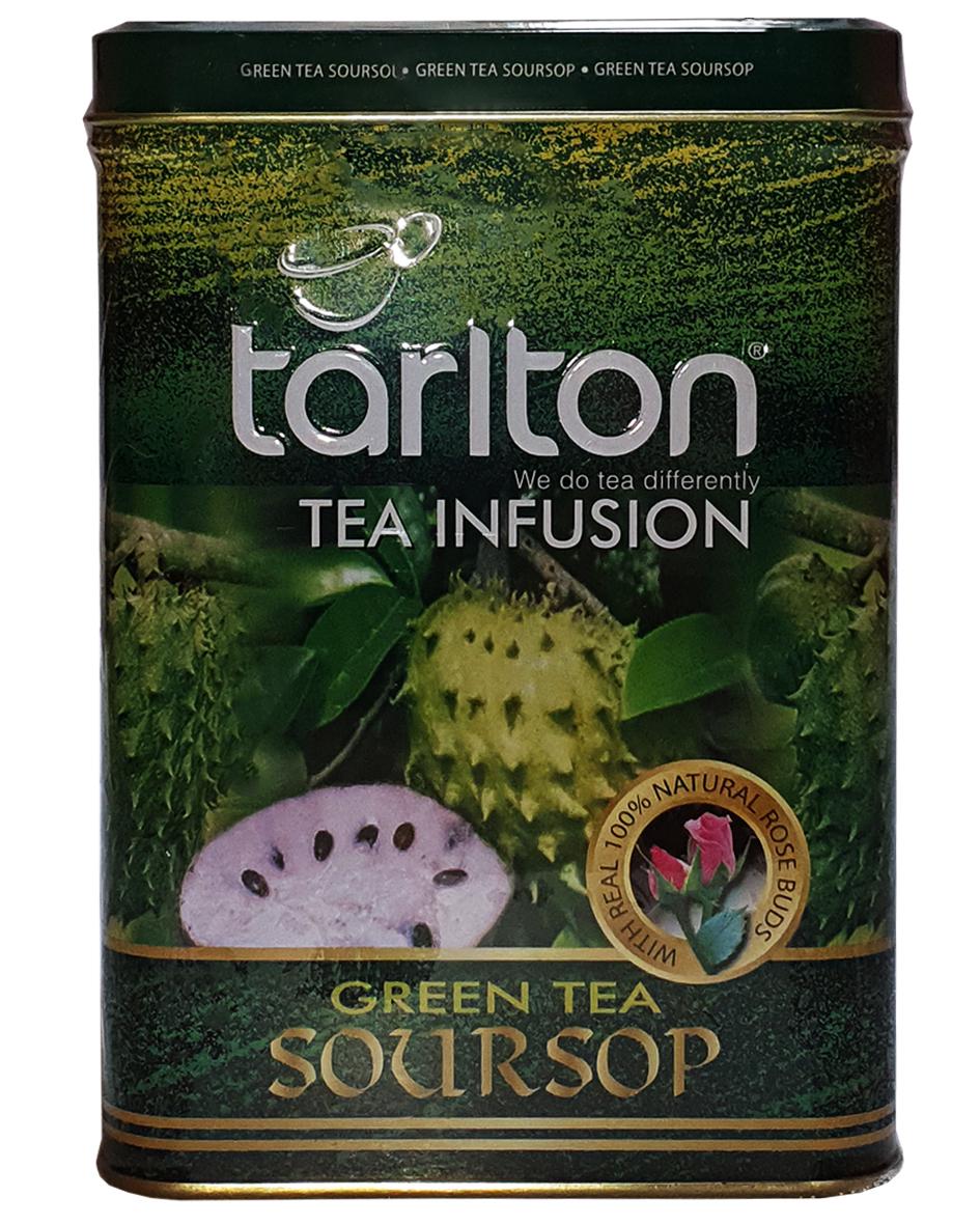 Чай зелений із саусепом Tarlton Green tea Soursop 250 г (52185) - фото 2 Чай зелений із саусепом Tarlton Green tea Soursop 250 г (52185) - фото 2