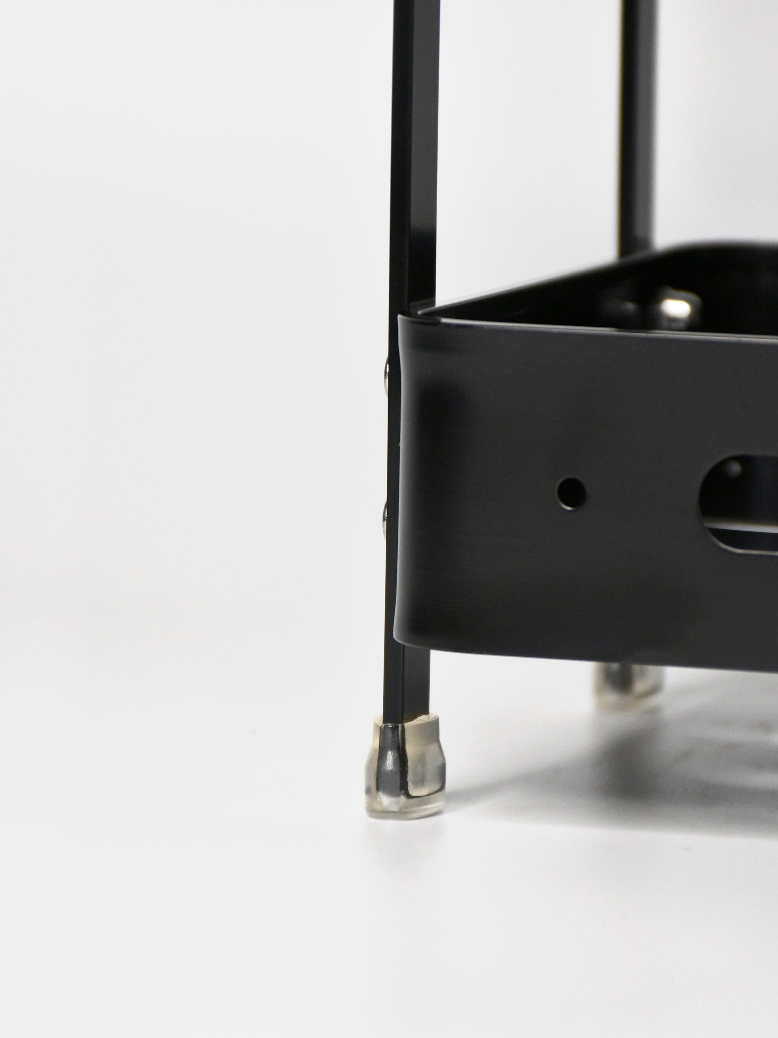 Полка для ванной комнаты трехъярусная Homax прямоугольная 33x15,5x57 см Черный матовый (EBA-3550 BL) - фото 3 Полка для ванной комнаты трехъярусная Homax прямоугольная 33x15,5x57 см Черный матовый (EBA-3550 BL) - фото 3