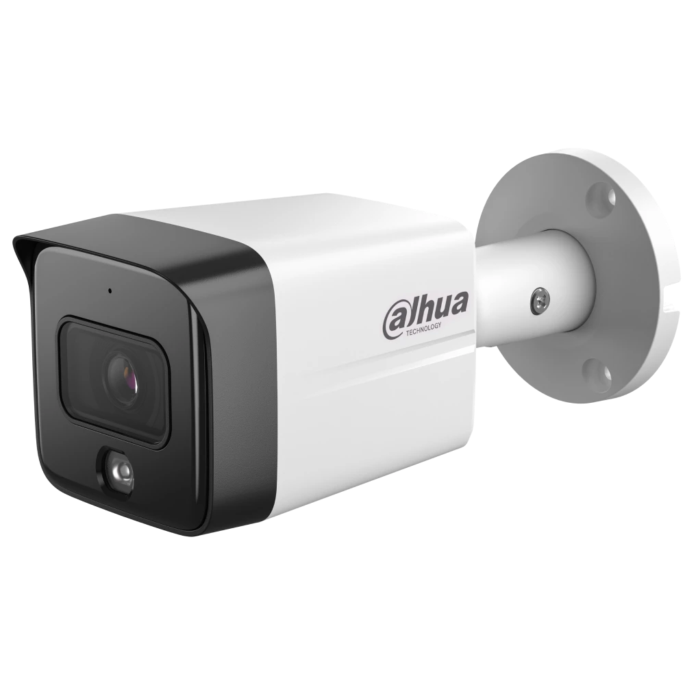 IP-камера видеонаблюдения Dahua DH-IPC-HFW1431TC-A с микрофоном 2,8 мм 4 Мп Белый (25624363)