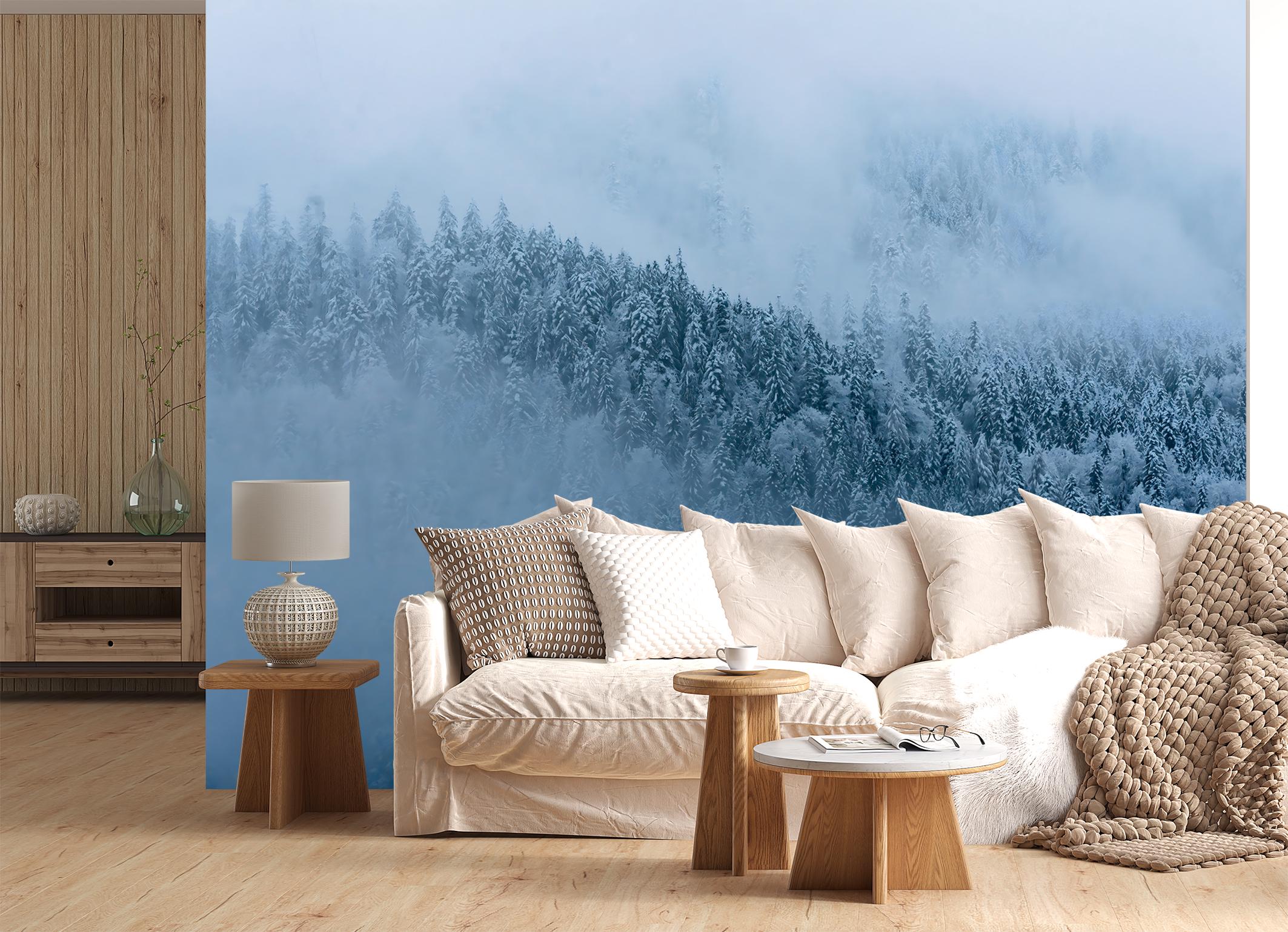 Фотообои флизелиновые Upstream Зимний лес 180х120 см (S5NTR-114/2) - фото 7