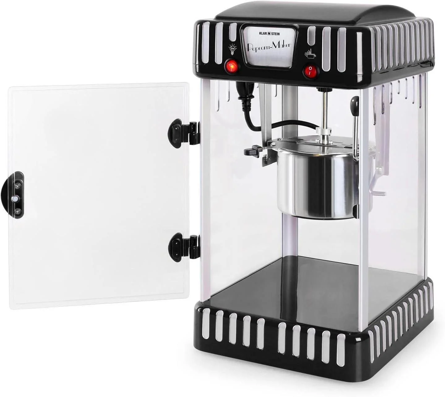 Апарат для попкорну Volcano 300 Вт Чорний (10045353)