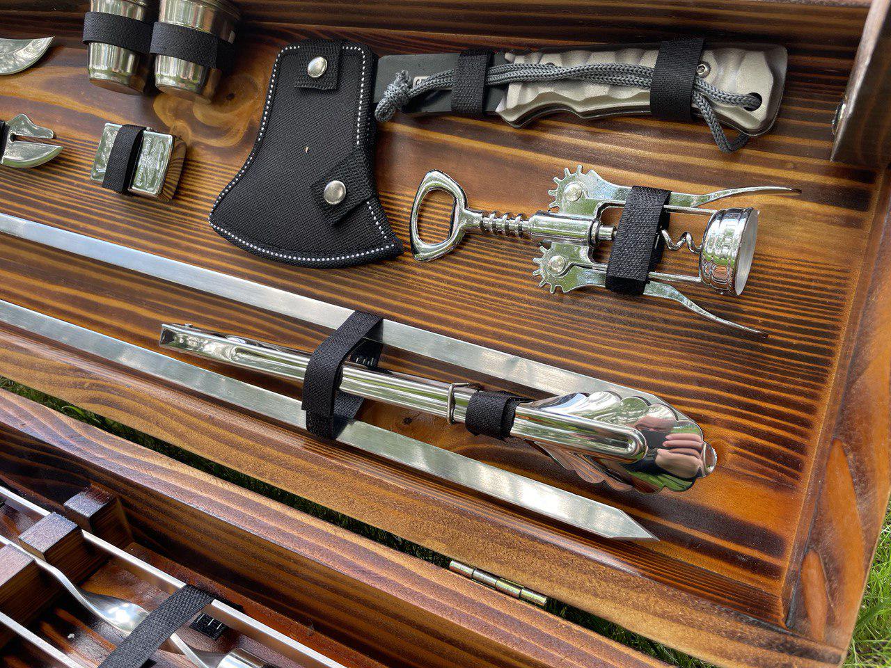 Кейс-столик Гриль Elite подарунковий (11289791) - фото 7 Кейс-столик Гриль Elite подарунковий (11289791) - фото 7