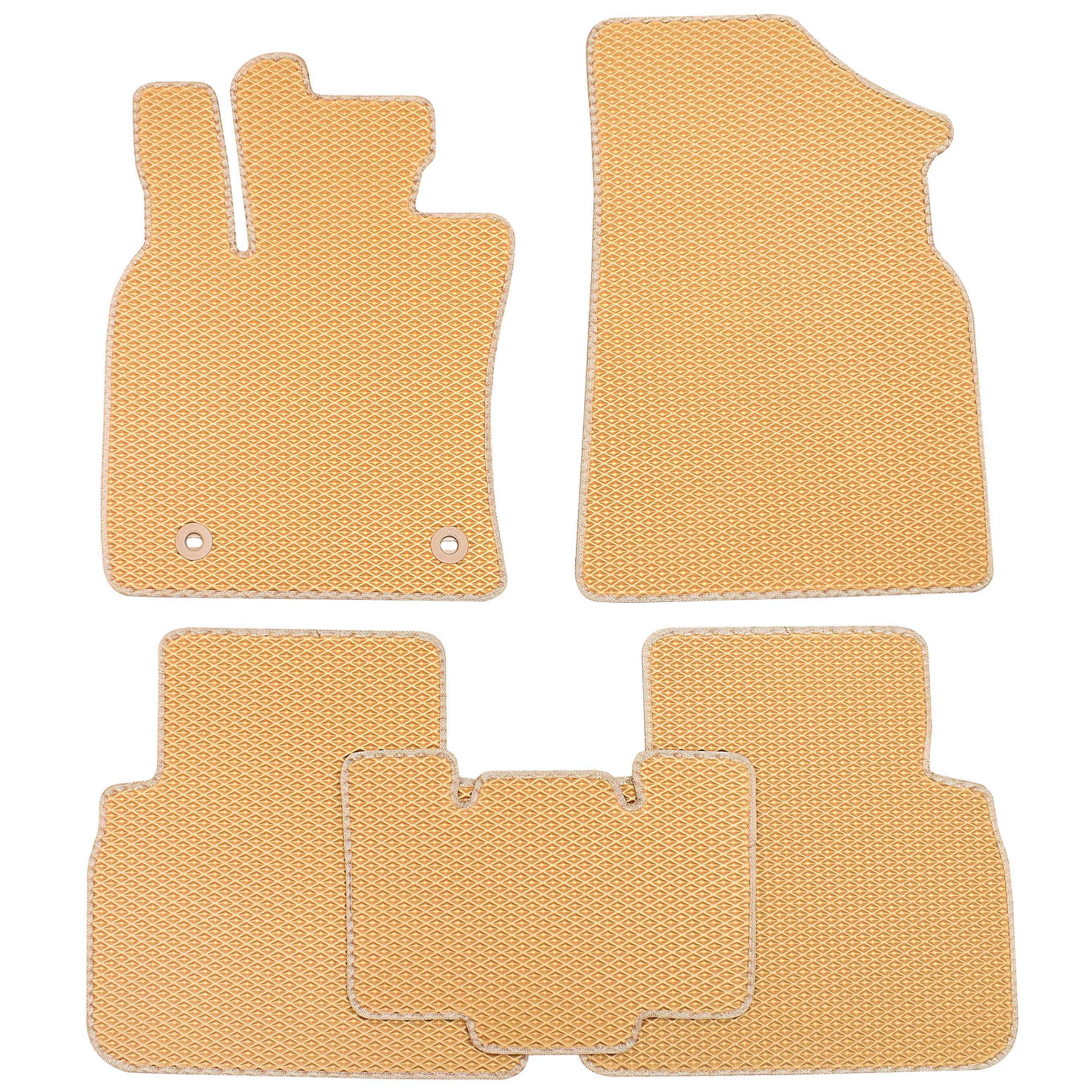 Коврики в салон для Toyota Camry V70 2018- EVA-полимерные Бежевый (162237)