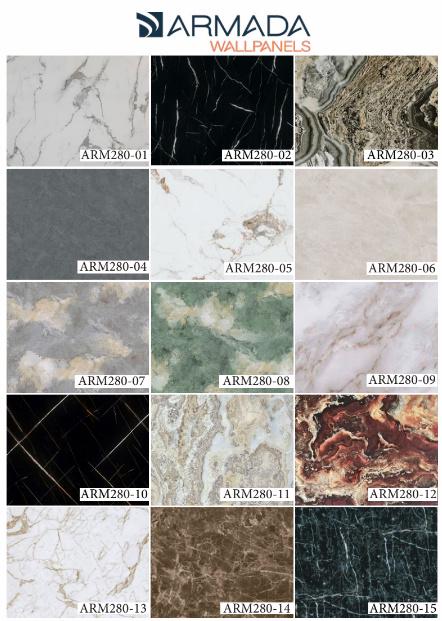 Панель ПВХ настенная ARMADA Atlas wahite мармур 280х122 см - фото 6 Панель ПВХ настенная ARMADA Atlas wahite мармур 280х122 см - фото 6