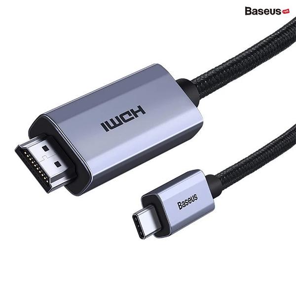 Кабель Type-C на HDMI Baseus High Definition Series Graphene 60 Hz с поддержкой 4K HD 1 м Черный (89375298756297) - фото 5