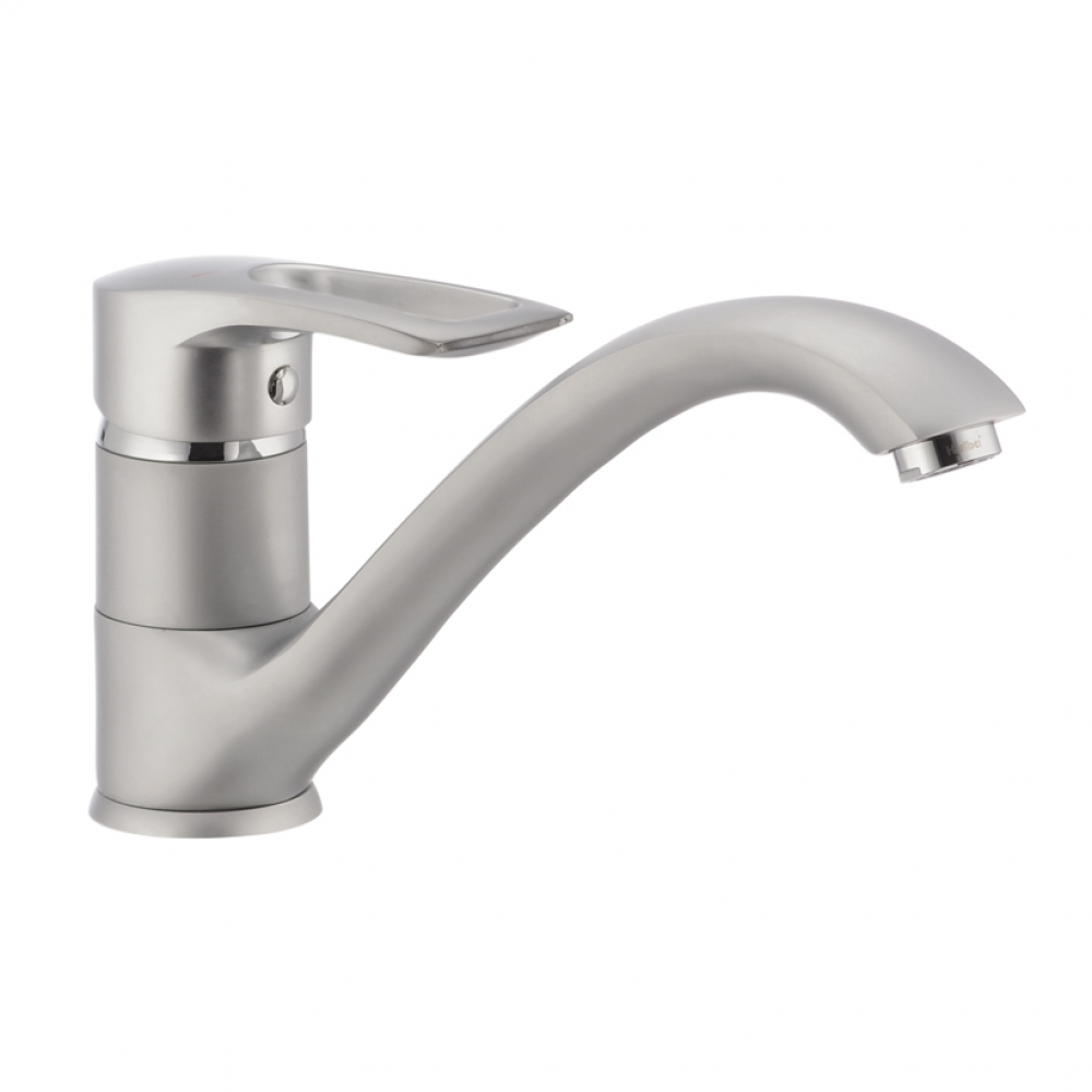 Смеситель для кухни Haiba Hansberg HB0205 однорычажный Серый (128315) Смеситель для кухни Haiba Hansberg HB0205 однорычажный Серый (128315)