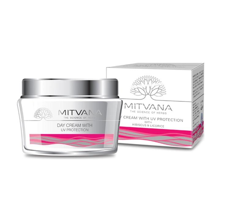 Крем для обличчя денний Mitvana Day Cream With UV Protection with Hibiscus & Licorice 50 мл (8908002915020) - фото 2