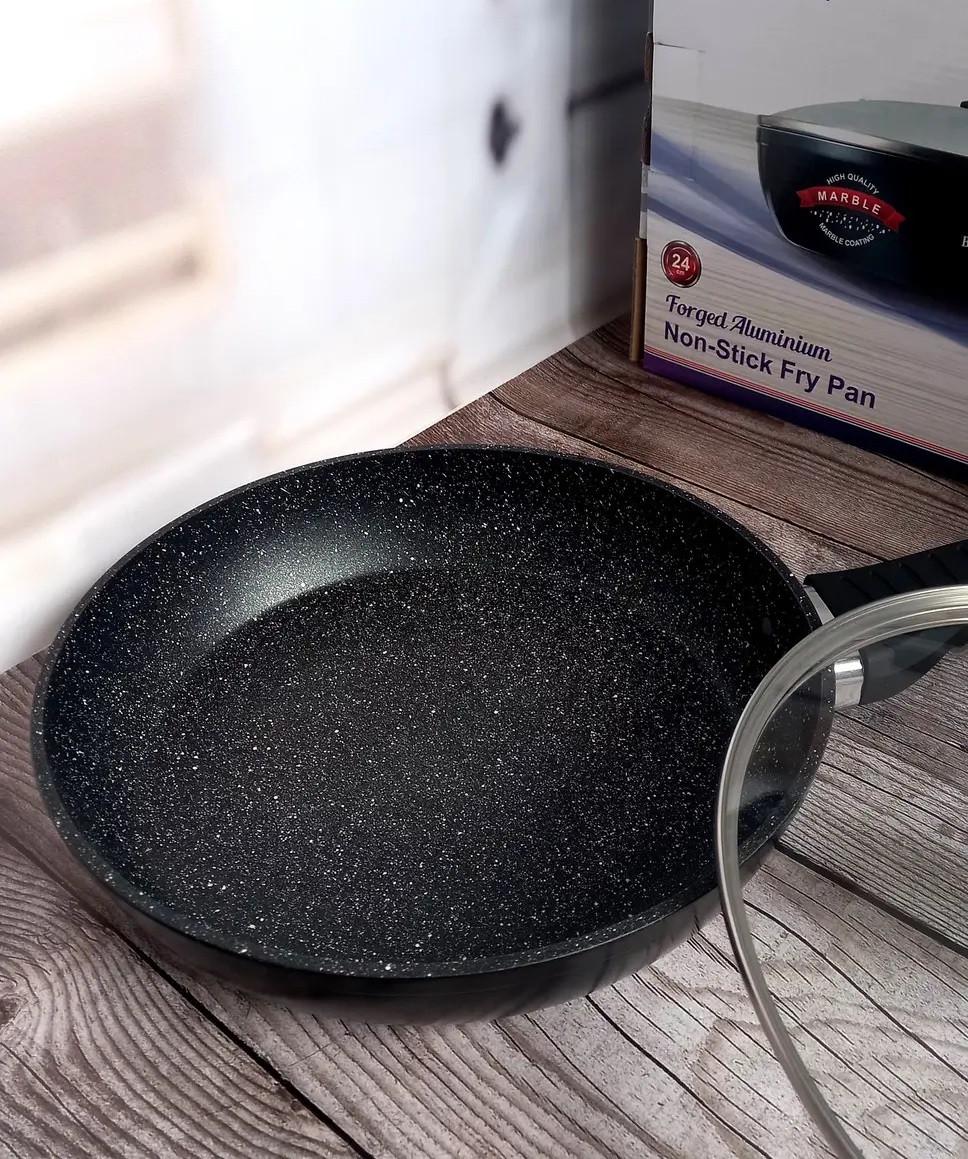 Сковорода Bohmann с 3-слойным мраморным покрытием 24 см (BH 5000-24) - фото 2 Сковорода Bohmann с 3-слойным мраморным покрытием 24 см (BH 5000-24) - фото 2