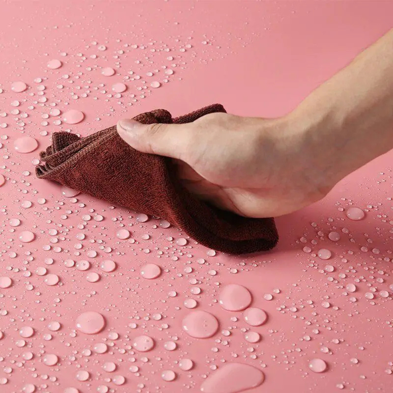 Фотофон ПВХ 60x100 см для предметної фотозйомки та відеозйомки Рожевий - фото 5