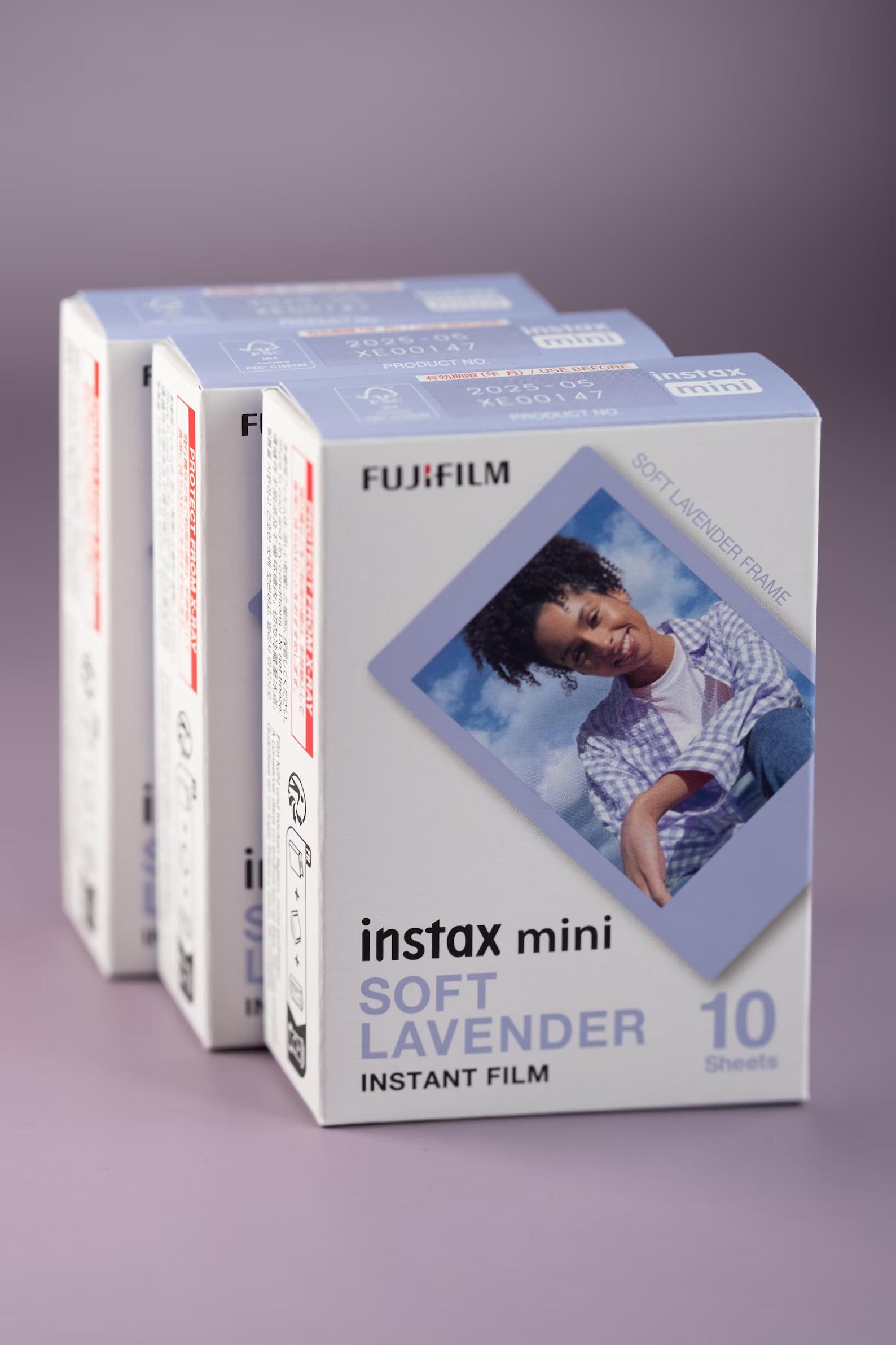 Фотопленка Fujifilm Instax Mini Film Soft Lavander 10 шт. - фото 3