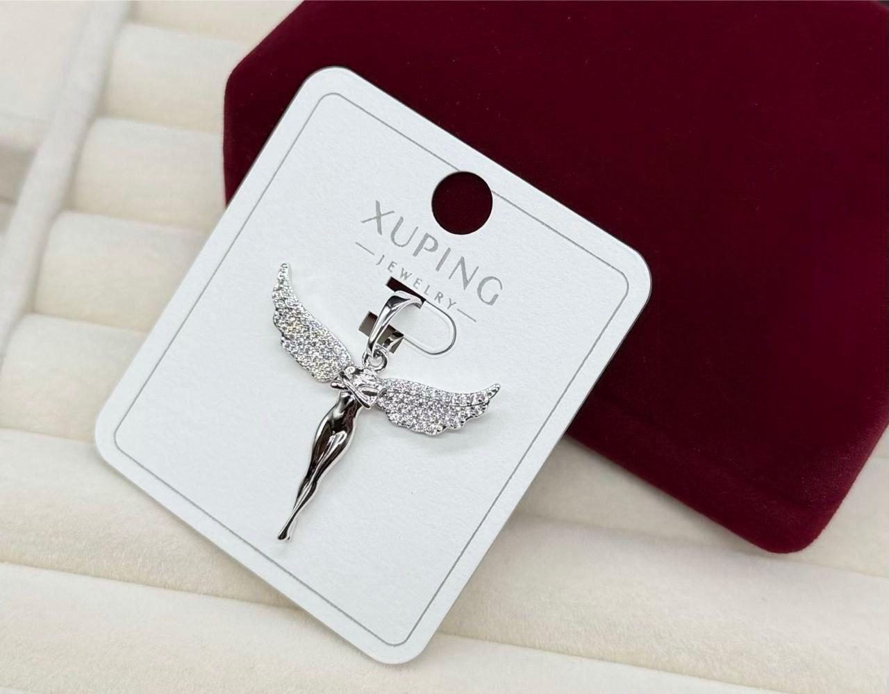Кулон крестик Xuping из медицинского золота с крыльями (2912081050)