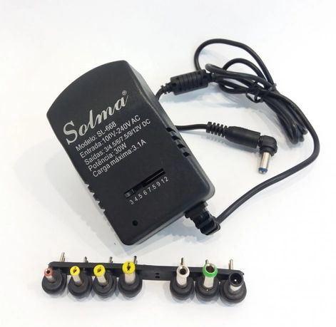 Зарядное устройство Solma SL-668 30W 3A адаптер 7в1 для ноутбука (1322) Зарядное устройство Solma SL-668 30W 3A адаптер 7в1 для ноутбука (1322)