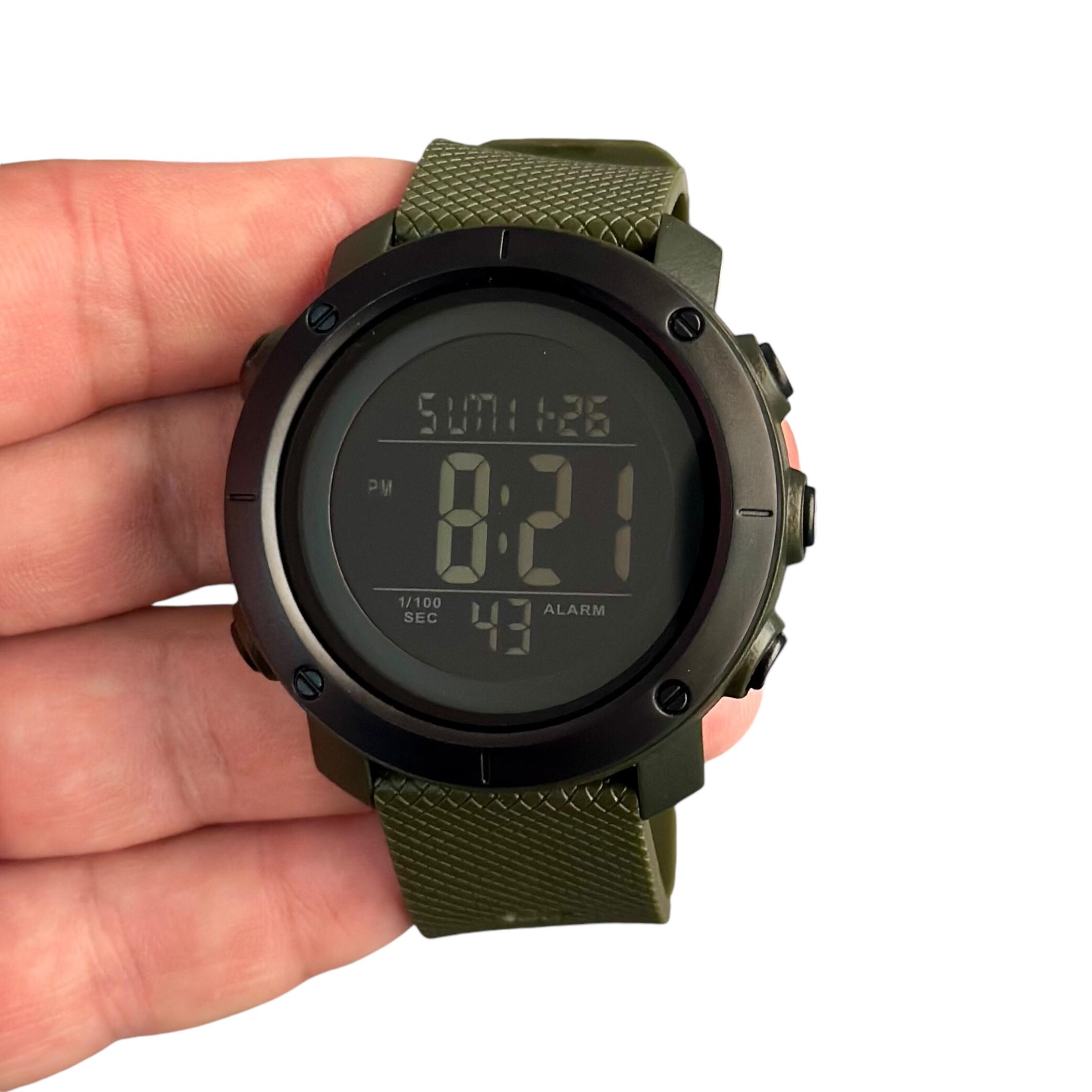 Часы наручные мужские Skmei 1426 водостойкие Олива - фото 9 Часы наручные мужские Skmei 1426 водостойкие Олива - фото 9