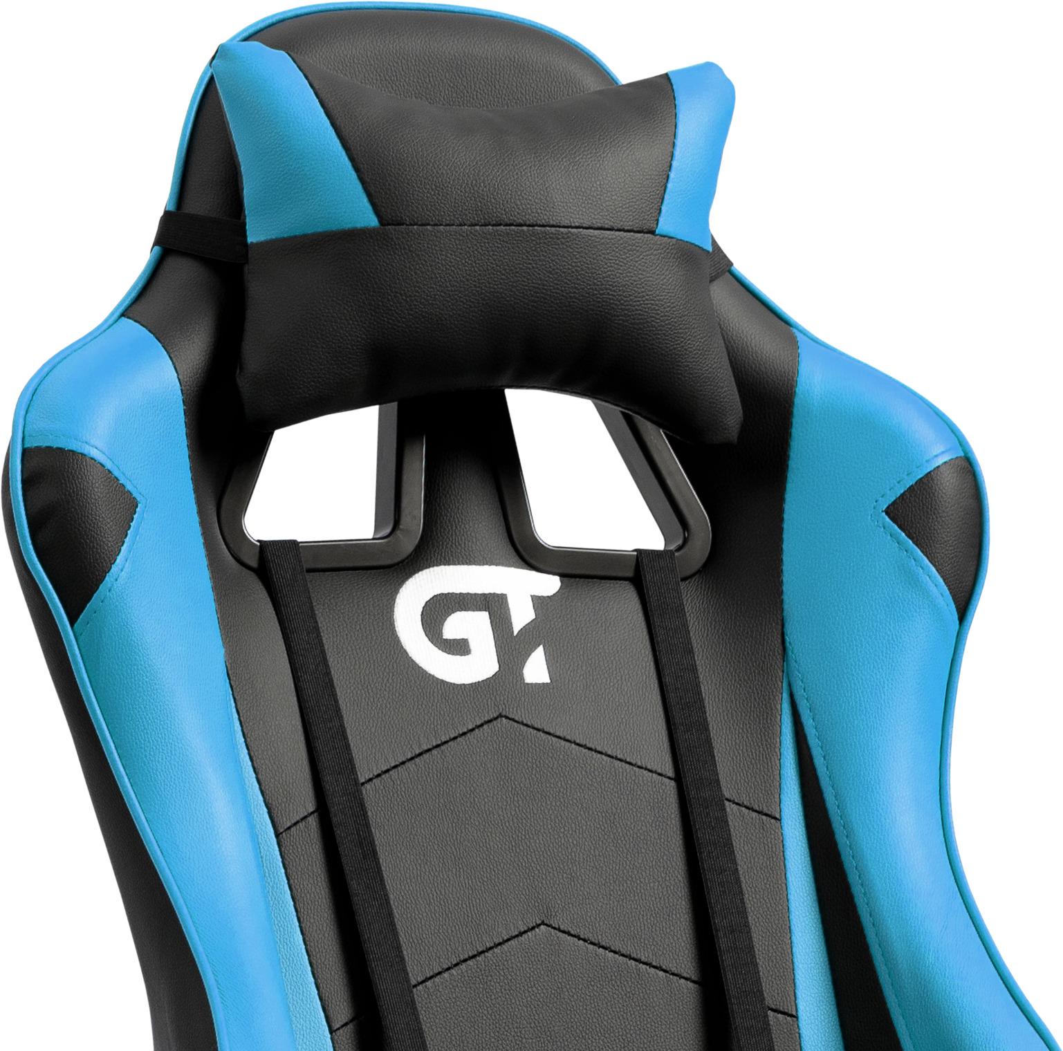 Крісло комп'ютерне дитяче GT Racer X-5934-B Kids Black/Blue - фото 9