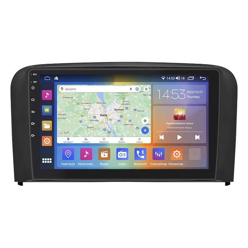 Штатная магнитола Lesko для Volvo S80 I Рестайлинг 2003-2006 IPS 9" 2/32Gb CarPlay 4G Wi-Fi GPS Prime Вольво