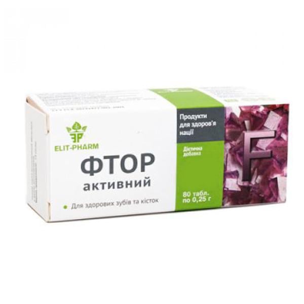 Витаминно-минеральный комплекс Elit-Pharm Фтор активный 80 табл. (000025385)