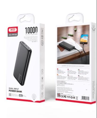 Повербанк XO PR182 Light Display 10000 mAh Black - фото 2