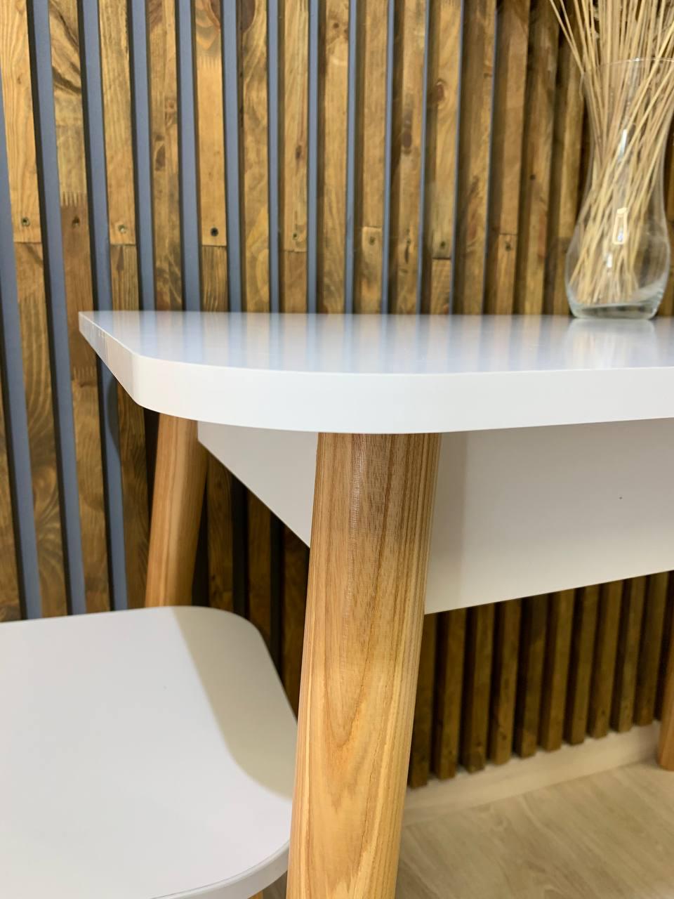 Обеденный стол Lion Майами-2 деревянные ножки Кашемир (000-000-2596) - фото 7