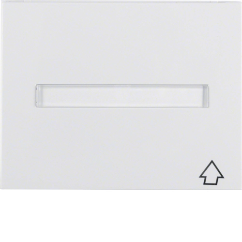 Рамка Berker K.1 с крышкой и полем для надписи Полярная белизна (11547109)