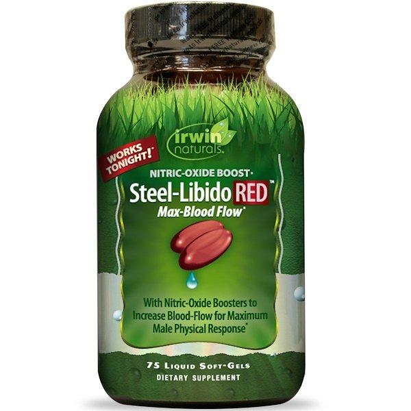 Бустер тестостерона Irwin Naturals Steel-Libido Red 75 Liquid Soft-Gels