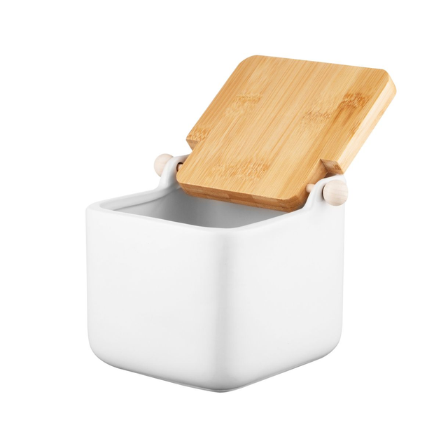 Сахарница Ardesto AR0907W 840 мл 12х12х11 см - фото 2