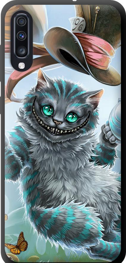 Чехол на Samsung Galaxy A70 2019 A705F Чеширский кот 2 (3993b-1675-42517)