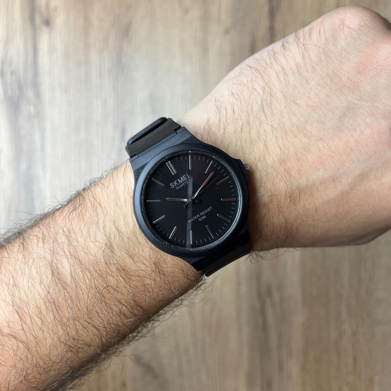 Часы мужские Skmei каучук Черный (z061-1) - фото 2 Часы мужские Skmei каучук Черный (z061-1) - фото 2
