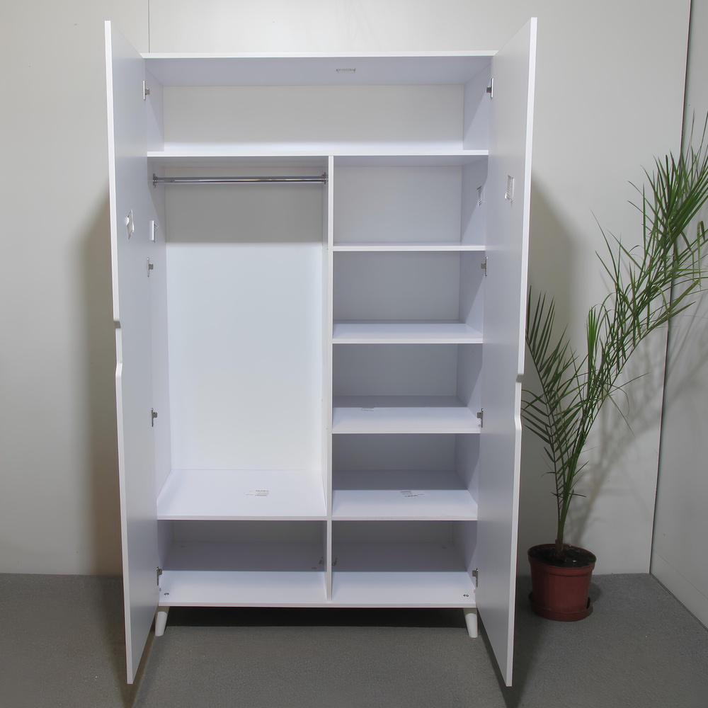 Шкаф двухдверный М-Зон Борн 1200 Дуб Артизан/Нимфея Альба (MZN-031054) - фото 10 Шкаф двухдверный М-Зон Борн 1200 Дуб Артизан/Нимфея Альба (MZN-031054) - фото 10