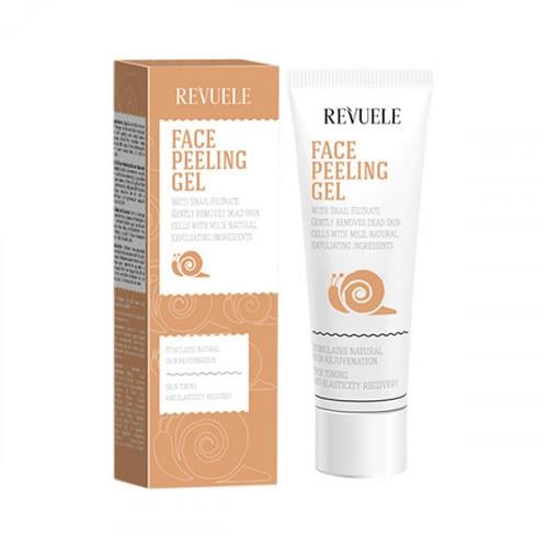 Гель-пилинг для лица Revuele Face Peeling Gel с муцином улитки 80 мл