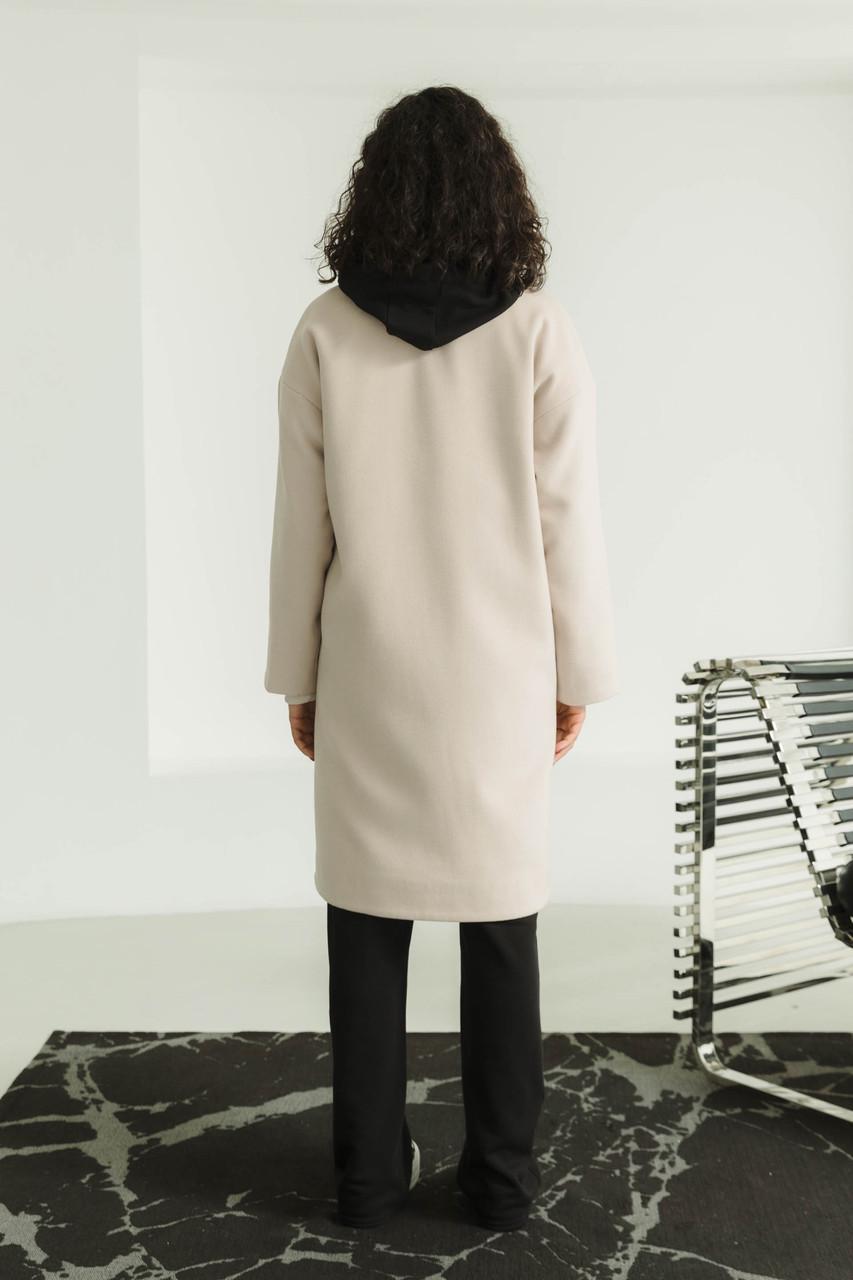 Пальто женское из кашемира L-XL Бежевый (2737858098) - фото 7 Пальто женское из кашемира L-XL Бежевый (2737858098) - фото 7