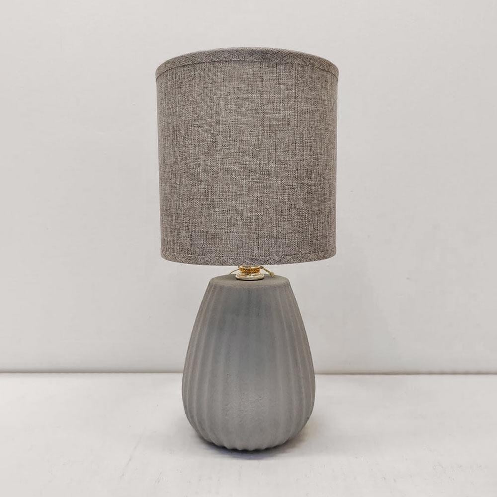 Настольная лампа с абажуром Light House SRS-20070 Gray